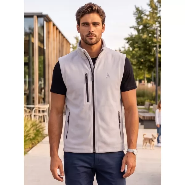  Vestă din lână pentru bărbați ALTISPORT ALM002525 GRI DESCHIS 
