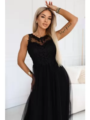 Rochie NUMOCO 672-4 NEGRU