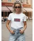 Tricou pentru femei DSTREET NX8014RY-WH ALB