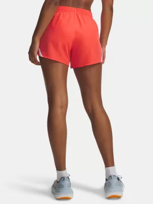 Pantaloni scurți de damă UNDER ARMOUR UA FLY BY 3'' SHORTS 1382438-690 ROŞU