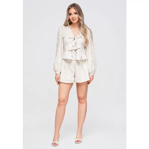  Bluza de dama OMBRE OW-TS-E0060 BEJ 