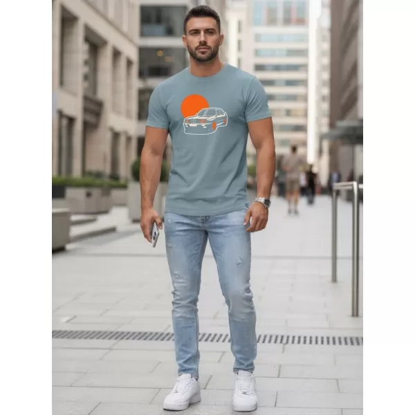  Tricou pentru bărbați DSTREET NX5091R-SB ALBASTRU 