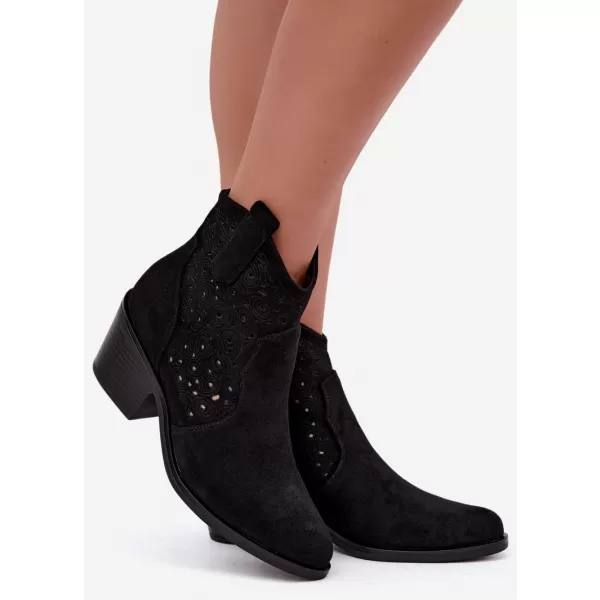  Pantofi de dama S.BARSKI HY62-8147 NEGRU 