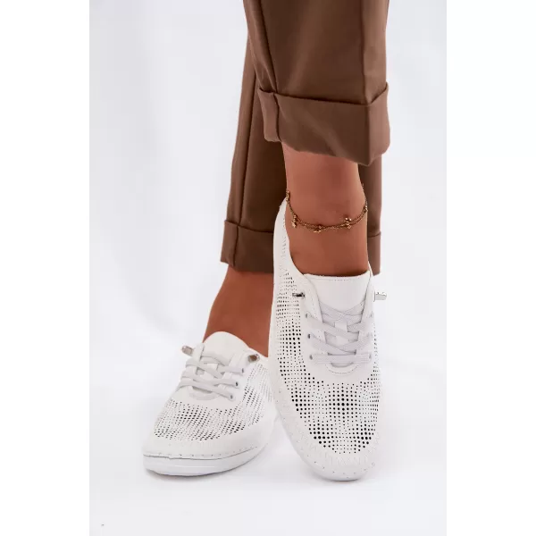  Botine de dama S.BARSKI LR61-7083 ALB 