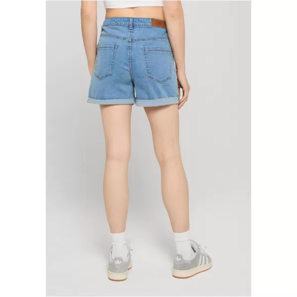  Pantaloni scurți de damă URBAN CLASSICS TB8371 ALBASTRU DESCHIS SPALAT 
