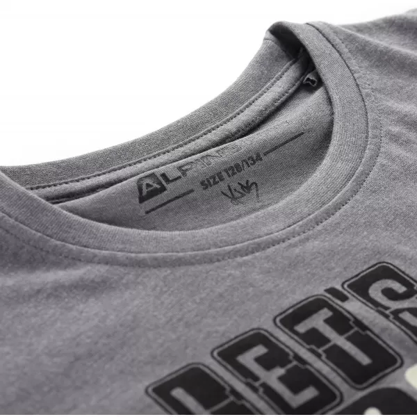  Tricou cu pete pentru copii ALPINE PRO REJO 3 VARIANTA PERLA AFUMATA PB 