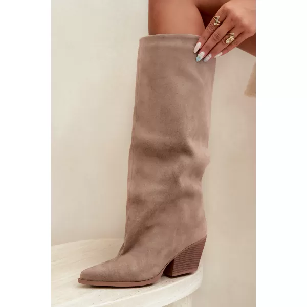  Cizme de dama BOTO 2579A-1 KAKI 
