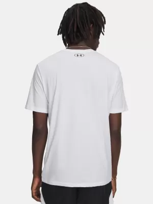 Tricou pentru bărbați UNDER ARMOUR M OVAL WM SS 6011075-100 ALB