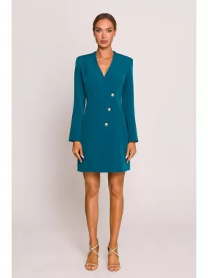Rochie MOE M793 ALBASTRU OCEANIC