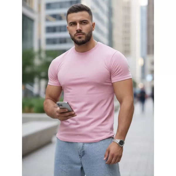  Tricou pentru bărbați DSTREET RX5690 ROZ 