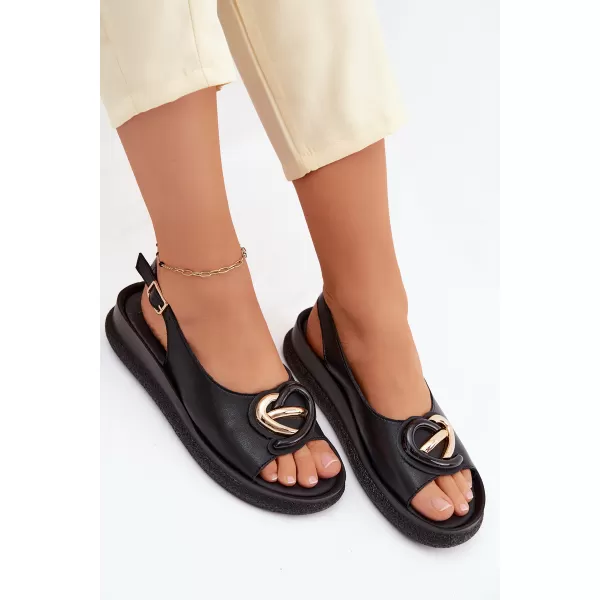  Sandale de dama S.BARSKI KV61-6047 NEGRU 
