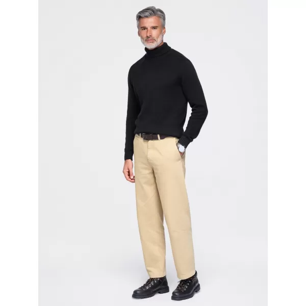  Gât bărbătesc pentru bărbați OMBRE OM-SWTN-0192 NEGRU 