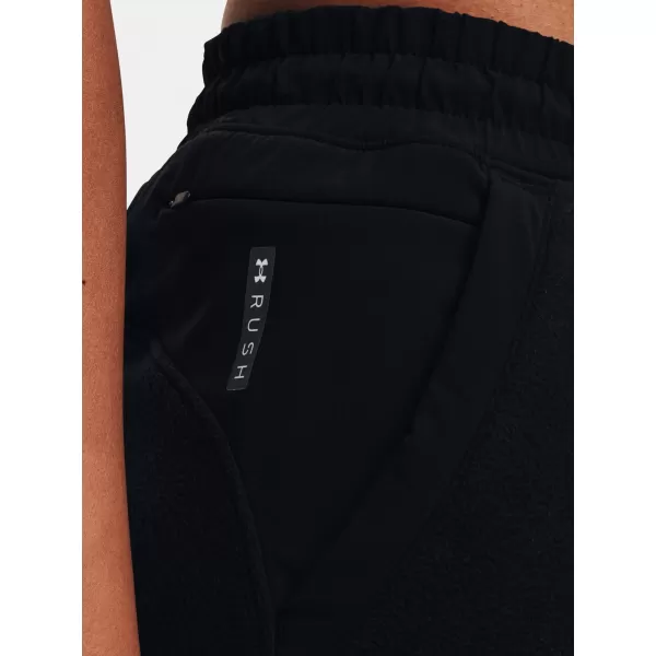  Pantaloni de dama UNDER ARMOUR UA RUSH FLEECE PANT 1365775-001 NEGRU 