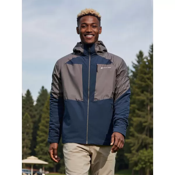  Jachetă de exterior pentru bărbați ALPINE PRO TEMUN OCEAN LUMINAT DE LUNĂ 