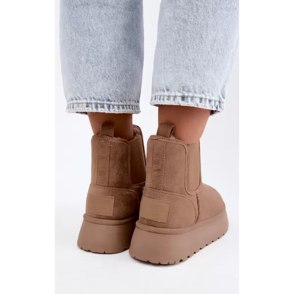 Oameni de zăpadă pentru femei BIG STAR SHOES UU274173 BEJ 