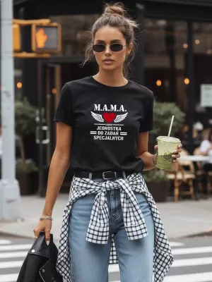 Tricou de damă DSTREET NX5026RY-BK NEGRU