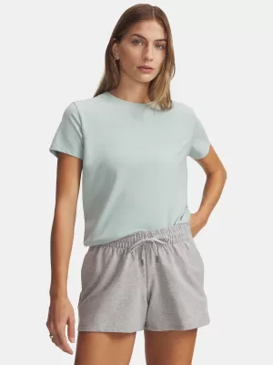 Tricou pentru femei UNDER ARMOUR RIVAL CORE SS 1383648-477 ALBASTRU