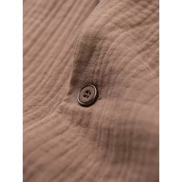  Cămașă pentru bărbați OMBRE OM-SHSS-0223 MARO DESCHIS 