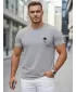 Tricou pentru bărbați DSTREET NX5126R-SL GRI DESCHIS