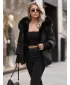 Geaca de dama DSTREET TY5887 NEGRU