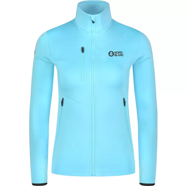  Hanorac pentru femei powerfleece NORDBLANC CRISP NBSFL8338 ALBASTRU DESCHIS 