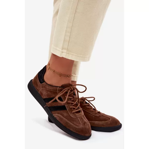  Adidași de damă BOTO GD-XF-164 MARO/NEGRU 
