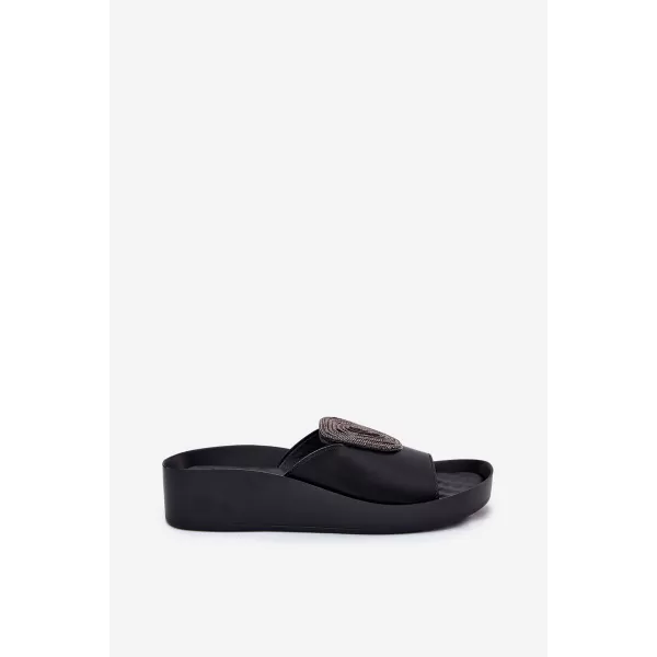  Papuci de damă S.BARSKI KV51-028 NEGRU 