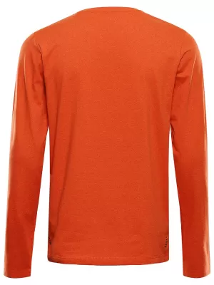 Tricou pentru bărbați cu uscare rapidă ALPINE PRO LOUS TANGO CU MANDARINE