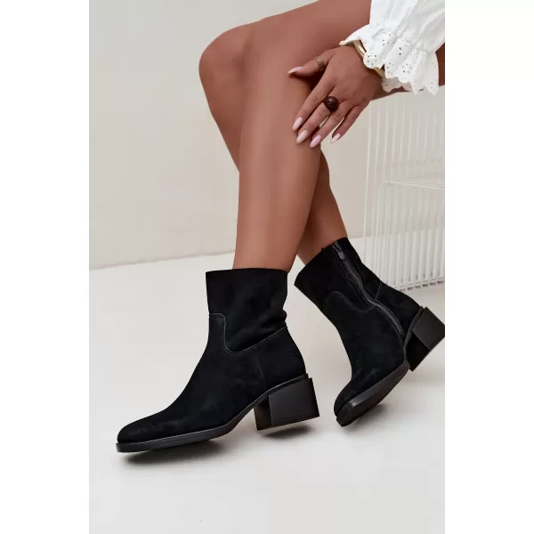 Botine de dama BOTO 9624 NEGRU 