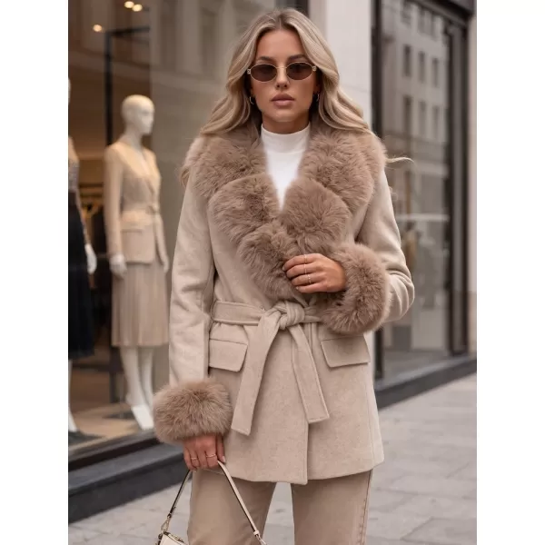  Palton de damă DSTREET TY6078 BEJ 