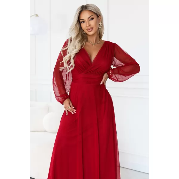  Rochie NUMOCO NERISSA 684-1 VISINIU DESCHIS 