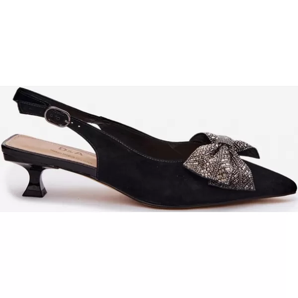  Sandale de dama D&A 42761-19 NEGRU 