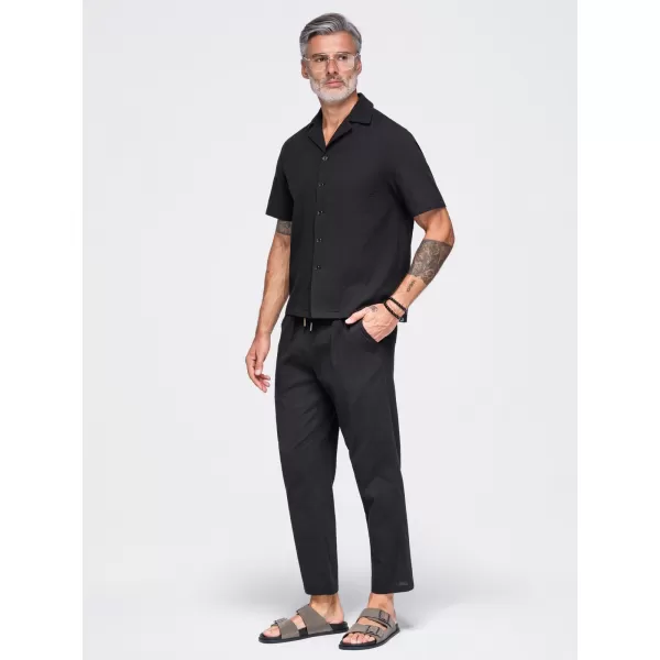  Pantaloni pentru bărbați OMBRE OM-PACP-0312 NEGRU 