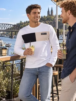 Tricou pentru bărbați ALTISPORT IVAS ALB