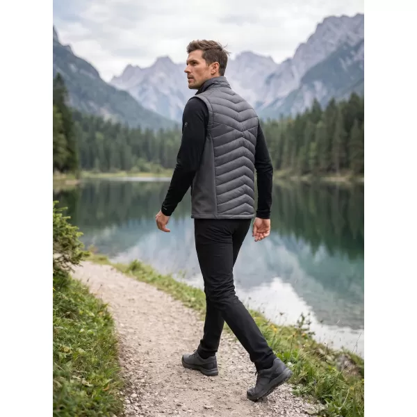  Vestă hibridă pentru bărbați MALFINI PREMIUM CROSS 557 ANTRACIT DESCHIS 