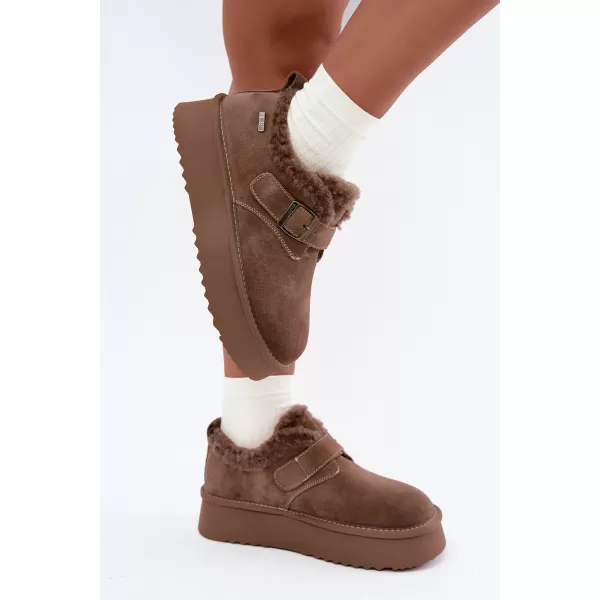  Oameni de zăpadă pentru femei BIG STAR SHOES UU274318 BEJ 