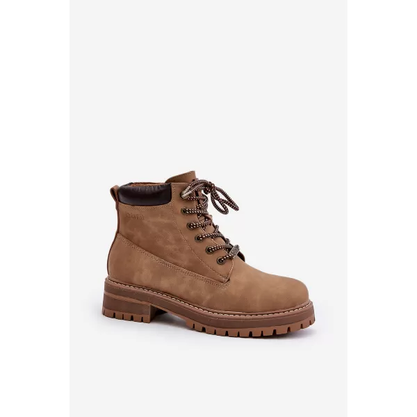  Cizme de dama BIG STAR SHOES OO274A289 MARO/BEJ 