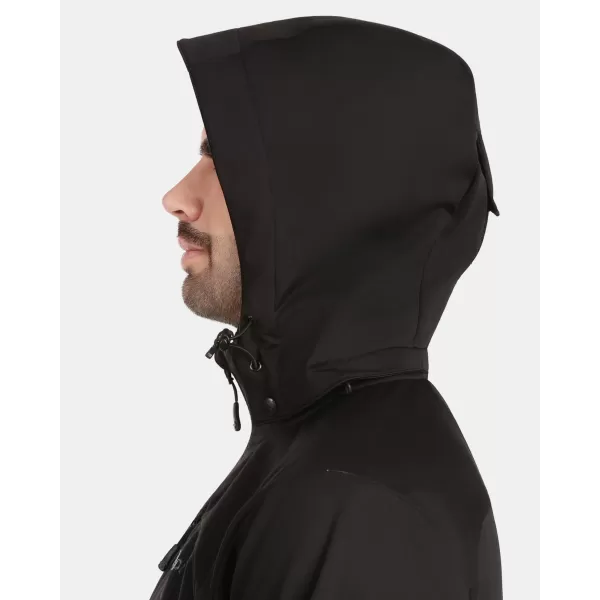  Jachetă softshell pentru bărbați KILPI ONTAVIO-M 1M0112KI NEGRU 