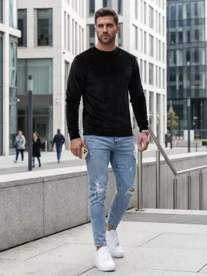 Hanorac pentru bărbați DSTREET BX5534 NEGRU