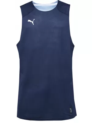 Tricou reversibil pentru bărbați PUMA REVERSIBLE PRACTICE JERSEY 676640-07 PUMA NAVY