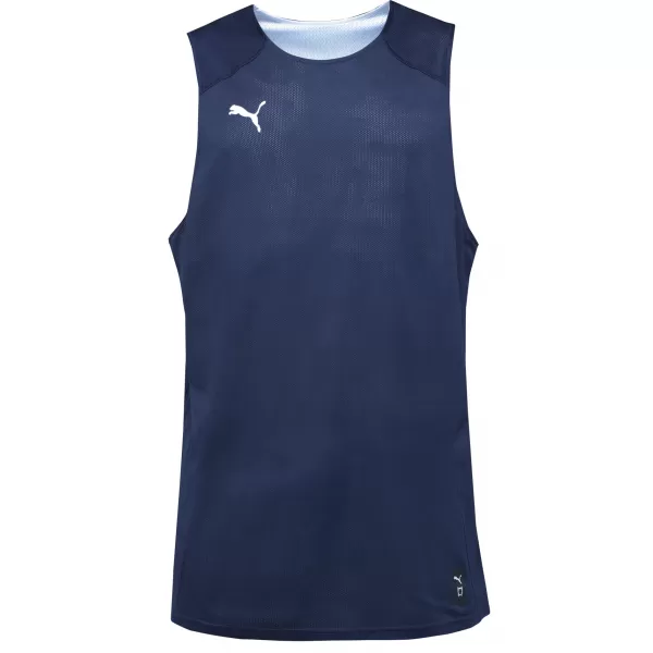  Tricou reversibil pentru bărbați PUMA REVERSIBLE PRACTICE JERSEY 676640-07 PUMA NAVY 