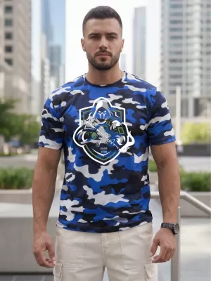 Tricou pentru bărbați DSTREET NX2003R-BL-M ALBASTRU