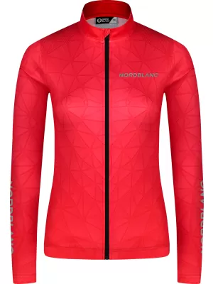 Tricou de ciclism pentru femei NORDBLANC VELOFLOW NBSLF8105 ROŞU