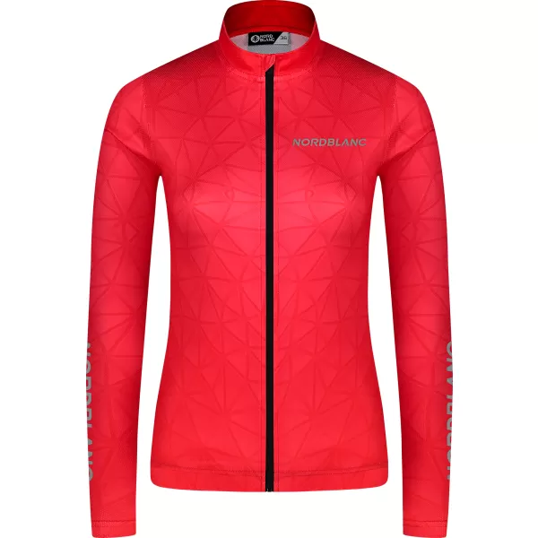  Tricou de ciclism pentru femei NORDBLANC VELOFLOW NBSLF8105 ROŞU 