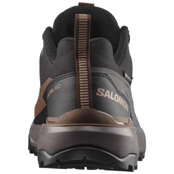  Pantofi pentru bărbați SALOMON X ULTRA 360 GORE-TEX L45473300 NEGRU/GRI PESCĂRUŞ ÎNCHIS/PĂMÂNT ÎNTUNECAT 