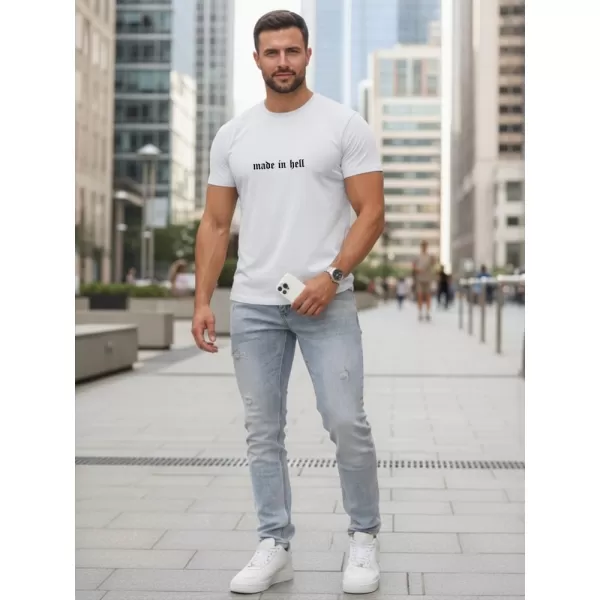  Tricou pentru bărbați DSTREET NX5106R-WH ALB 