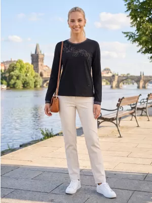 Tricou de damă KIXMI ADINA NEGRU