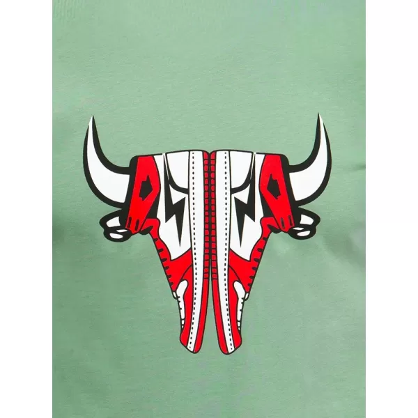  Tricou pentru bărbați DSTREET RX4930 VERDE DESCHIS 