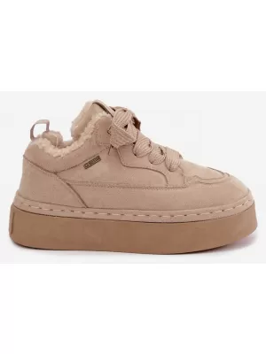 Oameni de zăpadă pentru femei BIG STAR SHOES UU274187 BEJ