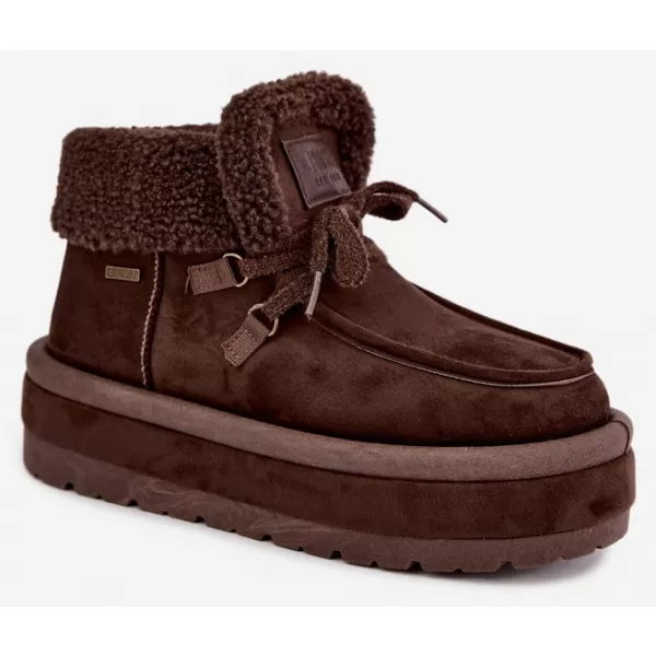 Pantofi de dama BIG STAR SHOES UU274214 UMBRE MARO/BEJ 